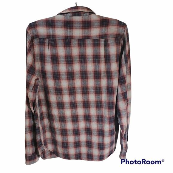 Comune | Red Plaid Shirt | Size Medium - Picture 4 of 7